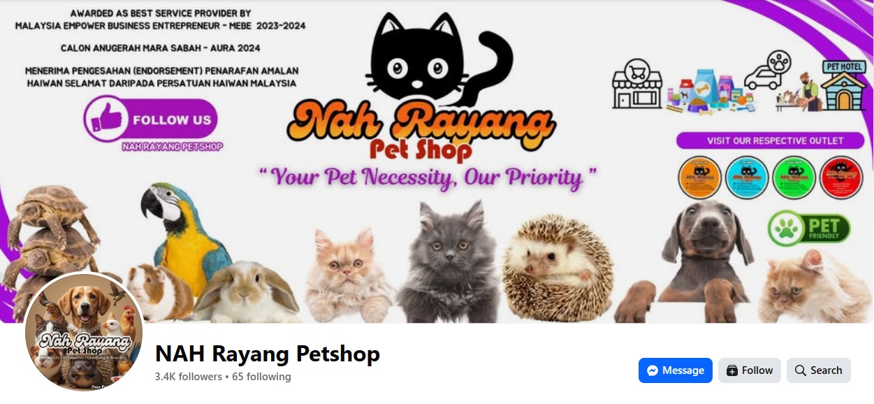 https://www.facebook.com/nahrayangpetshop/