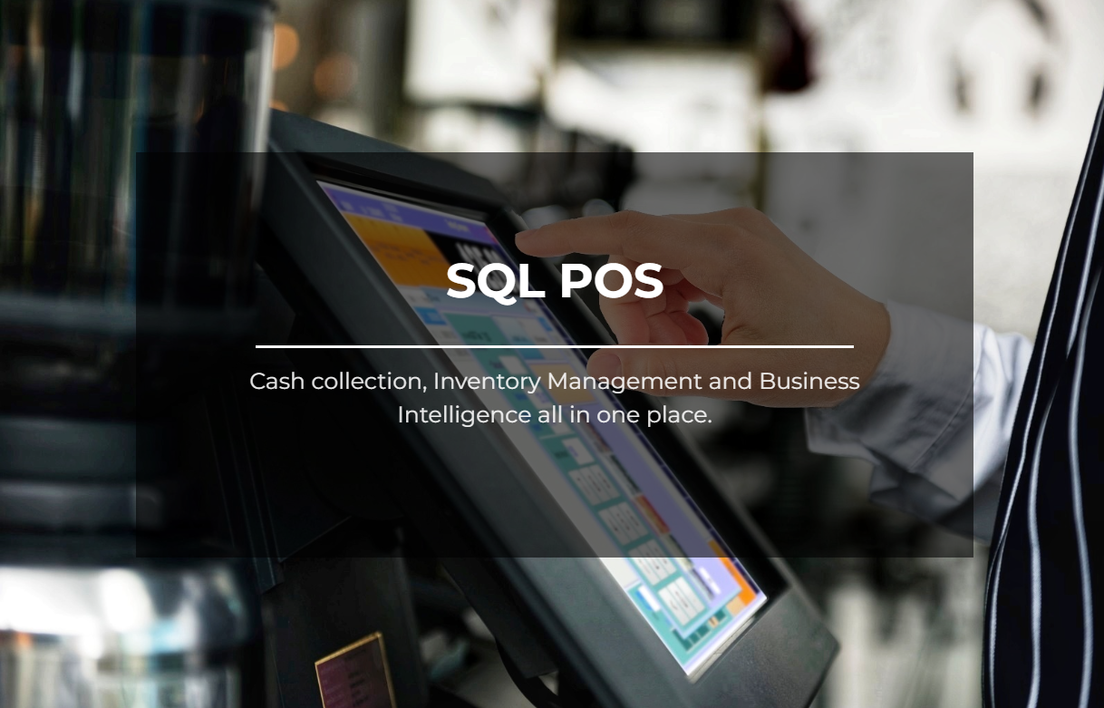 SQL POS retail checkout demo screen